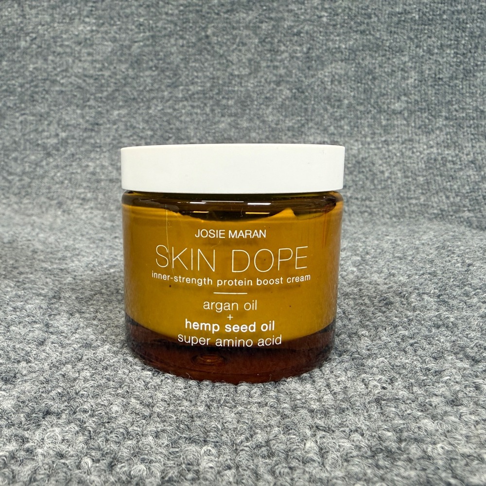 Josie Maran Skin Dope Protein Boost Cream Blooming Lotus 3.4oz Argan Hemp Oil